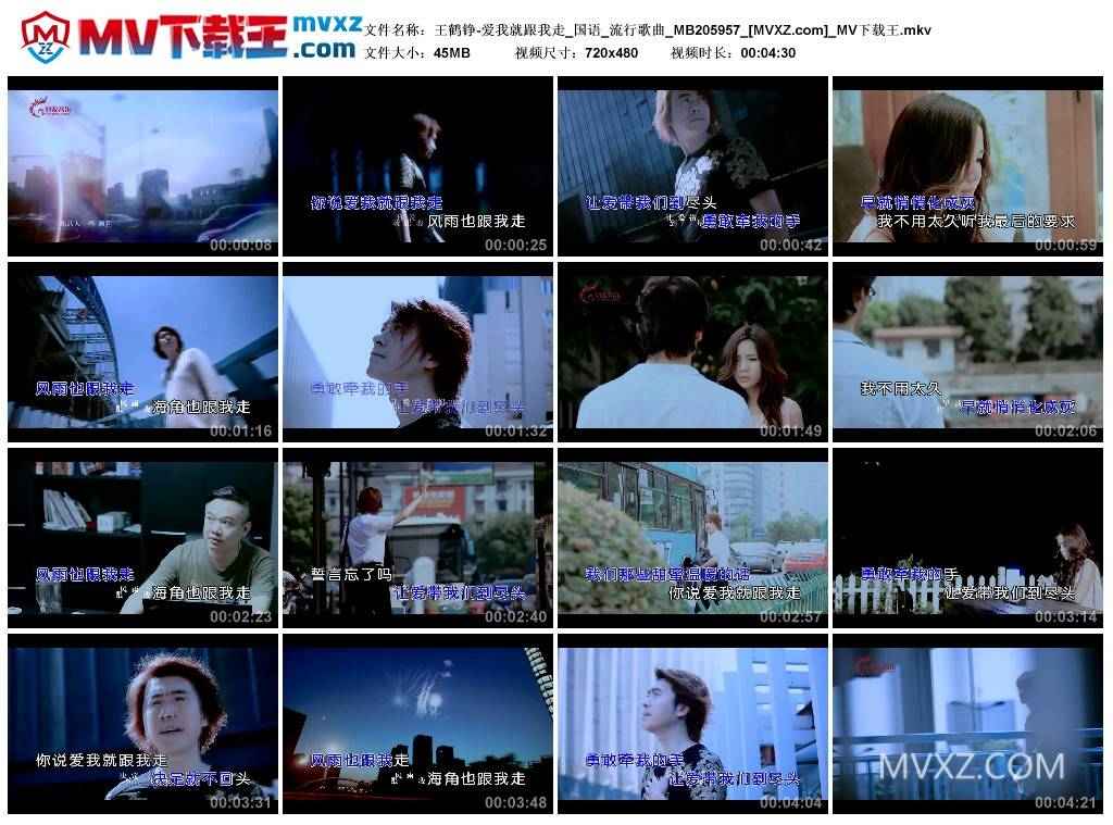 王鹤铮-爱我就跟我走_国语_流行歌曲_MB205957